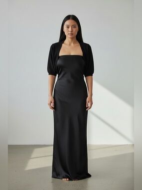 Torrid Black Crop Open-Front fitted bolero shrug  2x wedding guest prom grad